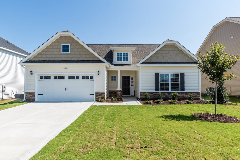 Elevation C. 2,432sf New Home in Youngsville, NC