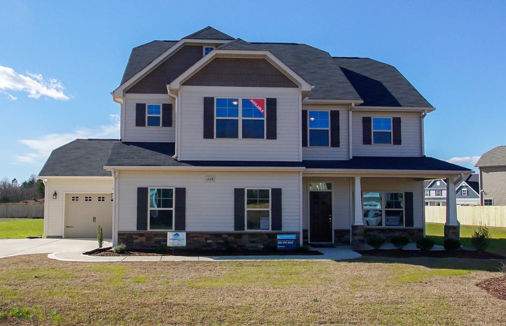 Elevation C with Side Load and 3 Car Garage Option. Kendleton New Home in Youngsville, NC