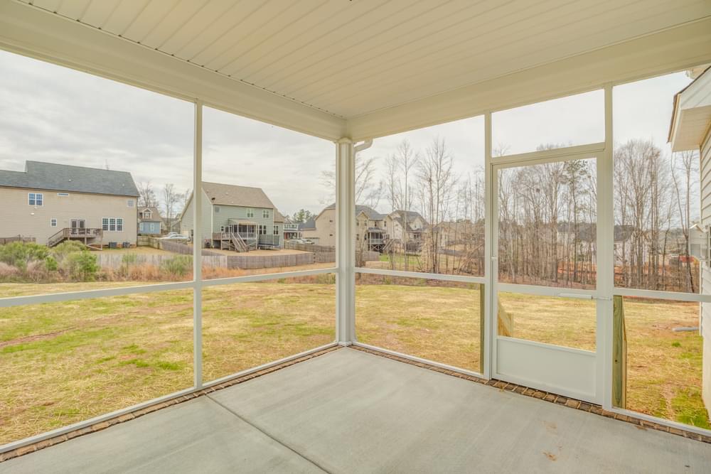 Screen Porch Option. Granville New Home in Franklinton, NC