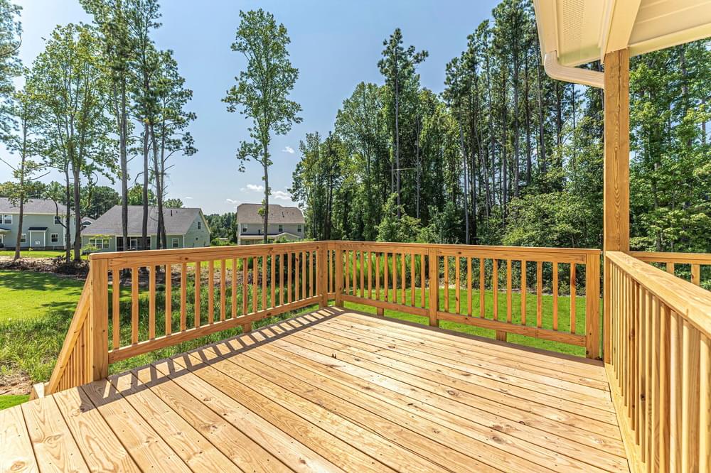 Covered Porch with Patio Option. 3,156sf New Home in Pinehurst, NC