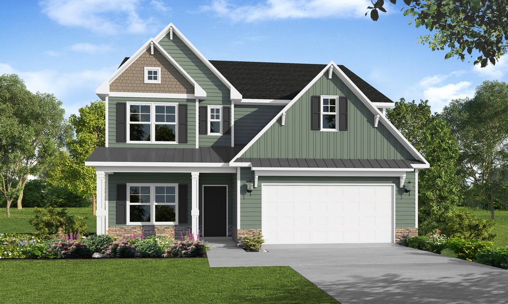 Elevation TW. 2,695sf New Home in Youngsville, NC