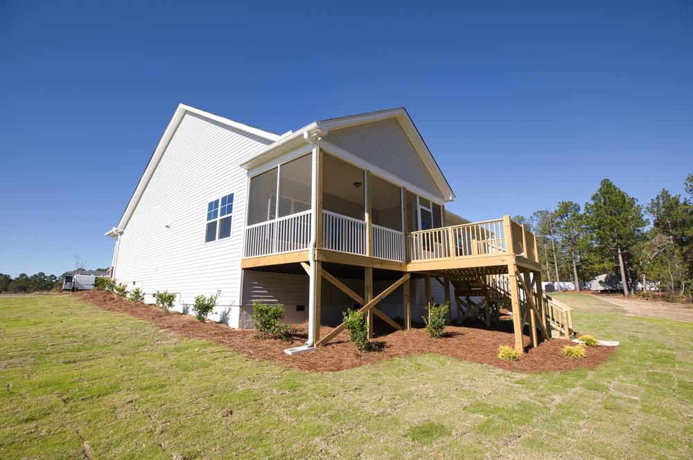Deck with grill deck. 2,322sf New Home in Franklinton, NC