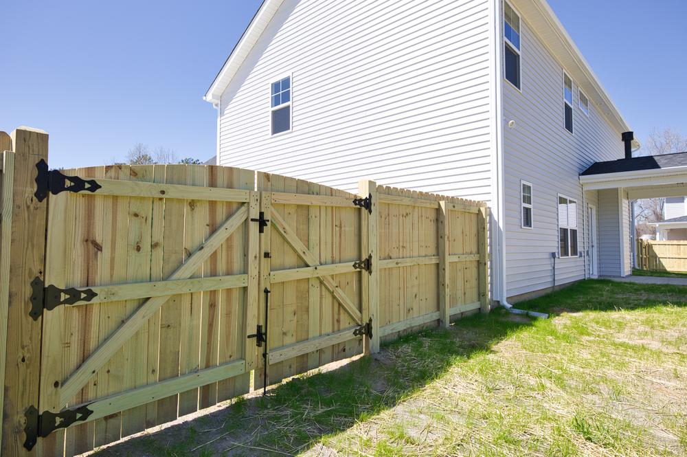 Fence Option. Grimesland, NC New Home