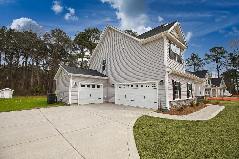 3-Car Sideload Garage Option. New Home in Hampstead, NC