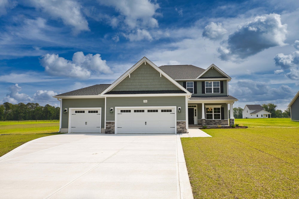 Elevation D with 3-Car Garage. 2,560sf New Home in Jacksonville, NC