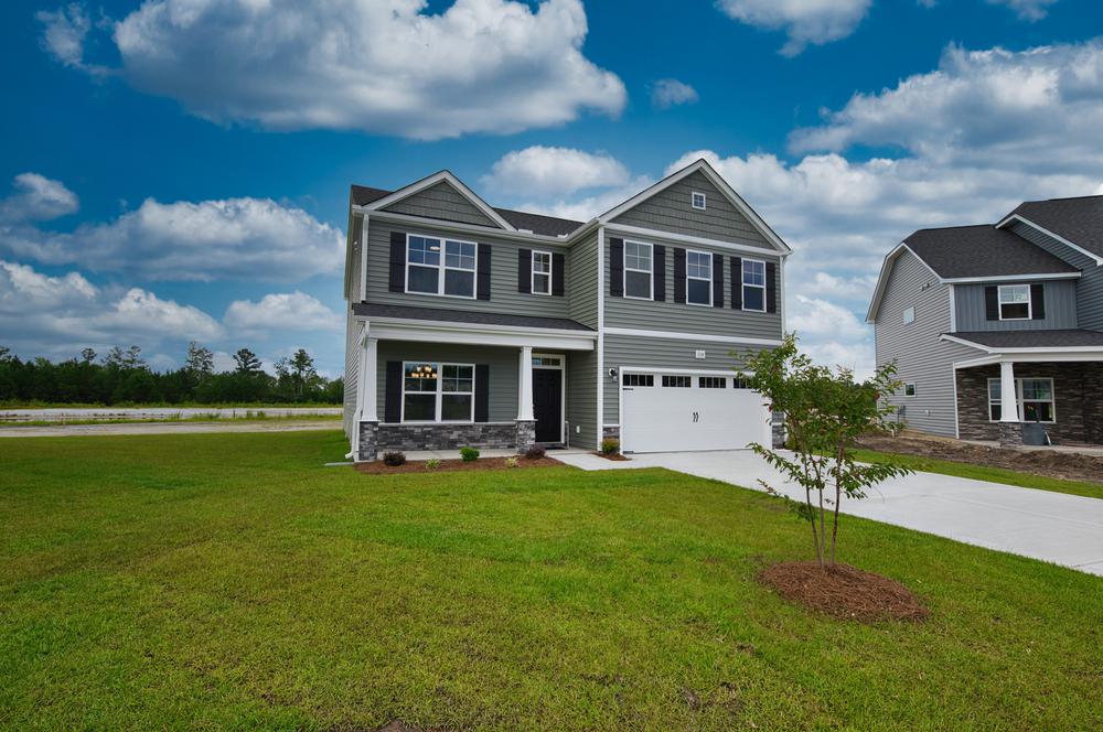 Elevation C. 2,522sf New Home in Aberdeen, NC
